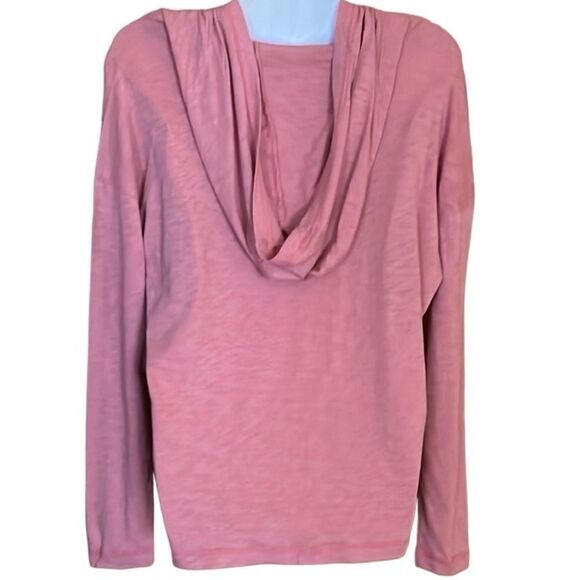 Chaser womens hoodie Small dusty‎ rose  popover lightweight long sleeve soft NWT - Picture 3 of 6